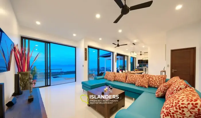 Amazing Sea View, 4-Bedroom Maenam Pool Villa