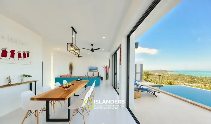 Amazing Sea View, 4-Bedroom Maenam Pool Villa