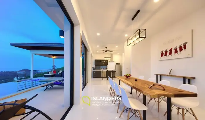 Amazing Sea View, 4-Bedroom Maenam Pool Villa