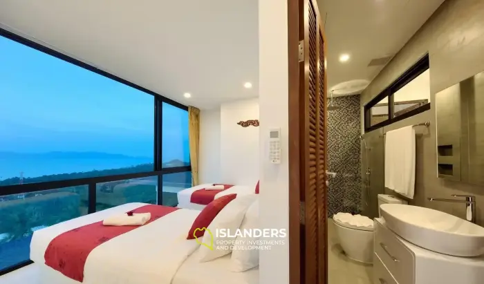 Amazing Sea View, 4-Bedroom Maenam Pool Villa