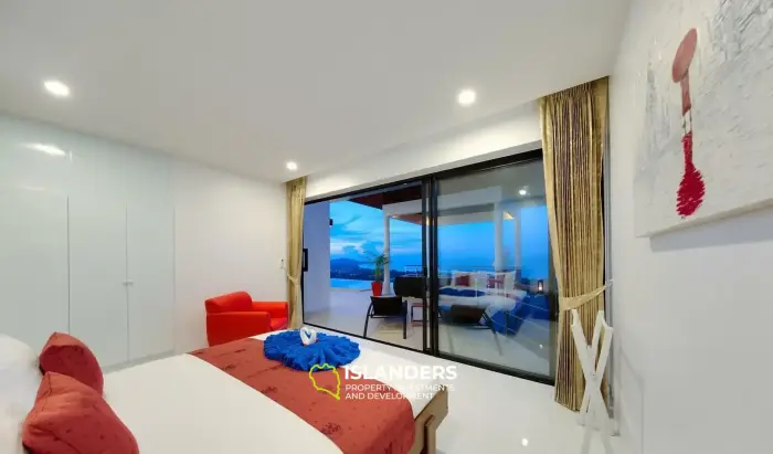 Amazing Sea View, 4-Bedroom Maenam Pool Villa