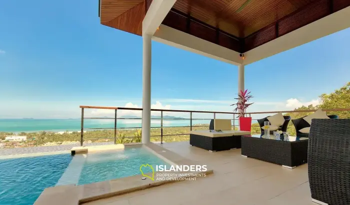 Amazing Sea View, 4-Bedroom Maenam Pool Villa