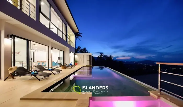 Amazing Sea View, 4-Bedroom Maenam Pool Villa
