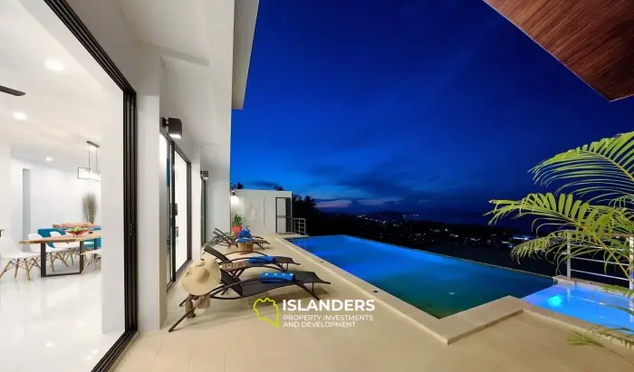 Amazing Sea View, 4-Bedroom Maenam Pool Villa