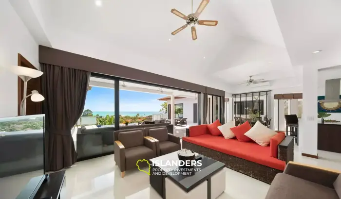 Huge, 4 Bedroom, 4 Bathroom Lamai Seaview Pool Villa