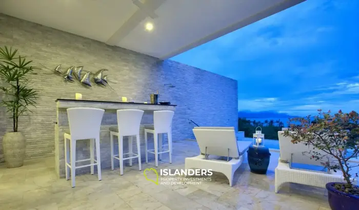 Seaview Pool Villa, 4 Bedrooms with Entertainment Room