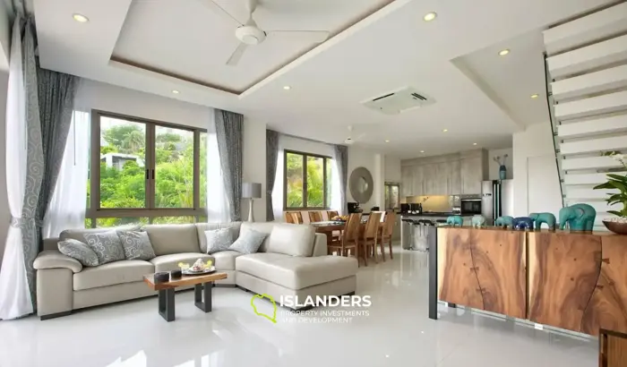 Seaview Pool Villa, 4 Bedrooms with Entertainment Room