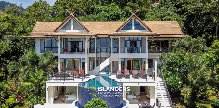 فيلا مذهلة مكونة من 5 غرف نوم على جانب التل مع إطلالة على البحر في ماينام