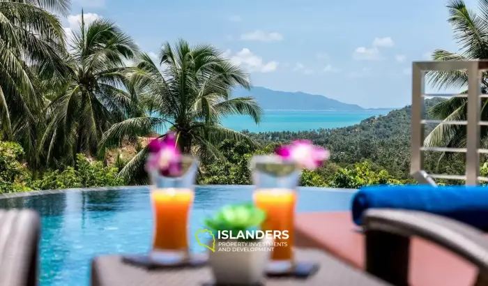 فيلا مذهلة مكونة من 5 غرف نوم على جانب التل مع إطلالة على البحر في ماينام