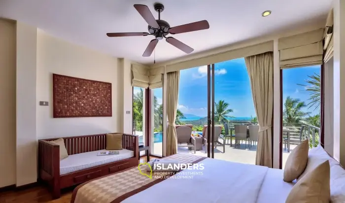 فيلا مذهلة مكونة من 5 غرف نوم على جانب التل مع إطلالة على البحر في ماينام