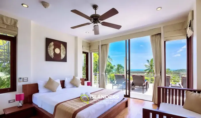 فيلا مذهلة مكونة من 5 غرف نوم على جانب التل مع إطلالة على البحر في ماينام