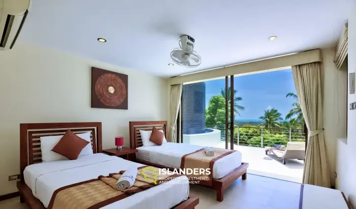 فيلا مذهلة مكونة من 5 غرف نوم على جانب التل مع إطلالة على البحر في ماينام