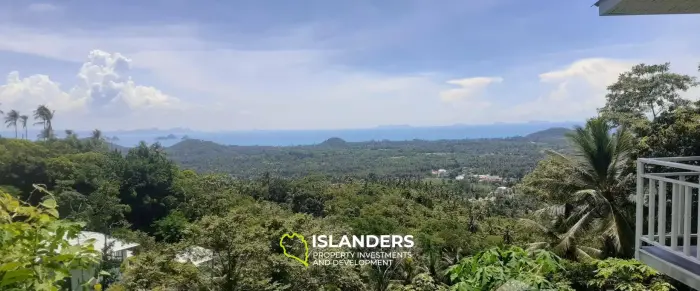 Große Villa mit Meerblick in 12 Rai Land in Lipa Noi
