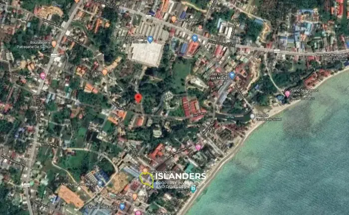 1 Rai Terrain à vendre dans le centre de Lamai