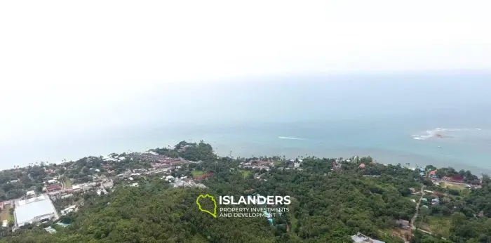 Terrain 21 Rai avec vue sur la mer à vendre à Lamai