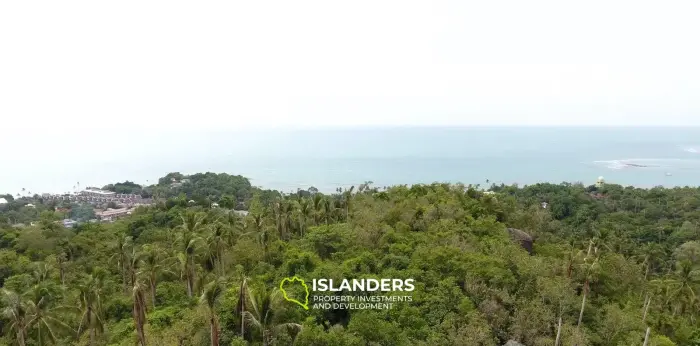 Terrain 21 Rai avec vue sur la mer à vendre à Lamai