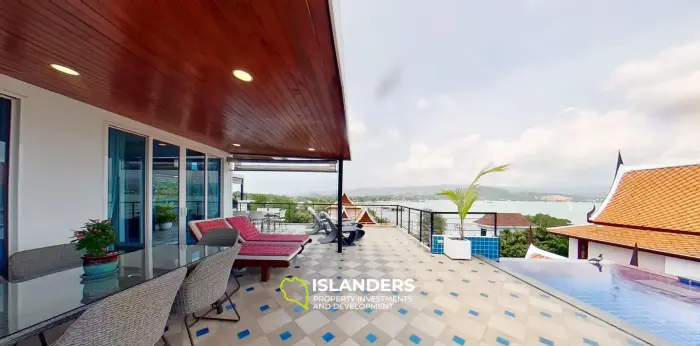 6BR Sunset Sea View Villa ในบางรัก