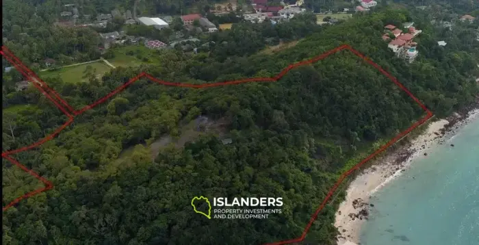 22 Rai Beachfront Land For Sale In Samui
