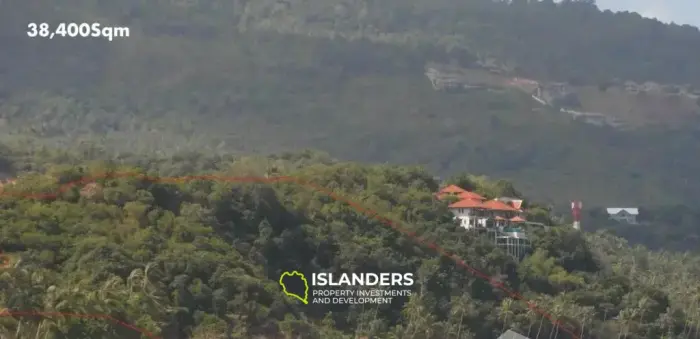 22 Rai Beachfront Land For Sale In Samui