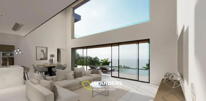 4 Bedroom Villa for sale at Peaceful View Lamai by Galex Samui 