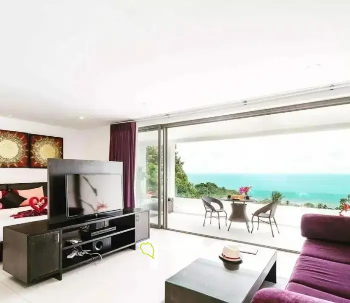Penthouse 1 chambre à louer à la résidence Tropical Seaview