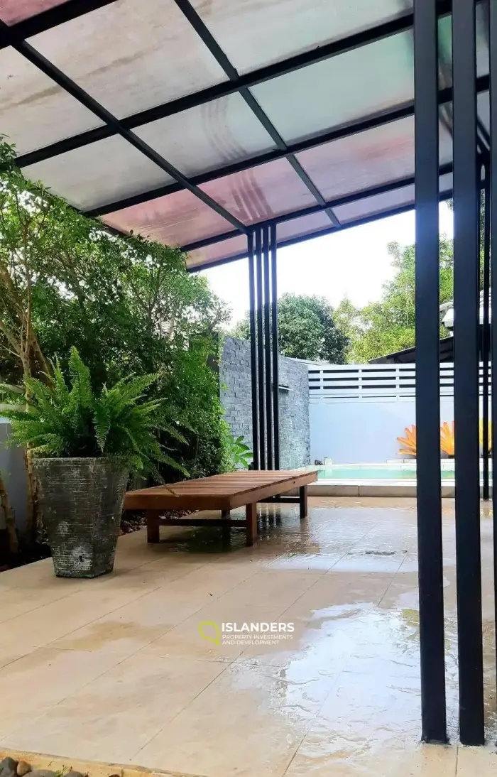 พูลวิลล่า 3 ห้องนอนในแม่น้ำให้เช่า