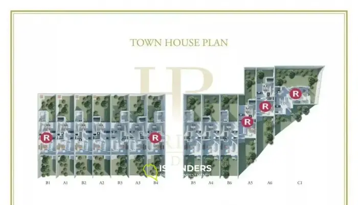 בית עירוני עם 2 חדרי שינה להשכרה ב-Horizon Residence Koh Samui