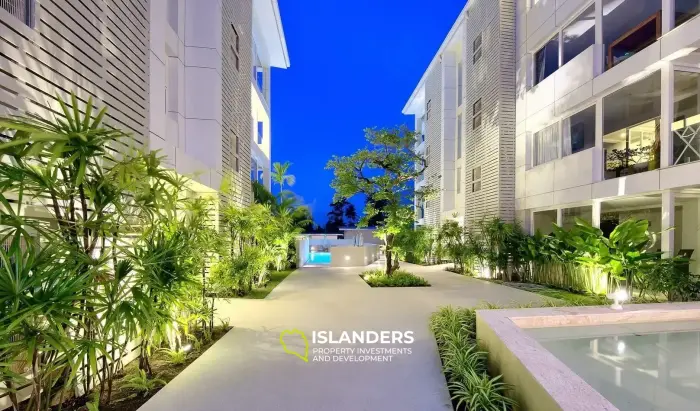 בית עירוני עם 2 חדרי שינה להשכרה ב-Horizon Residence Koh Samui