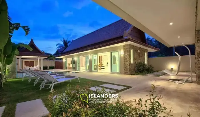 4 Bedrooms Pool Villa in Choeng Mon For Rent