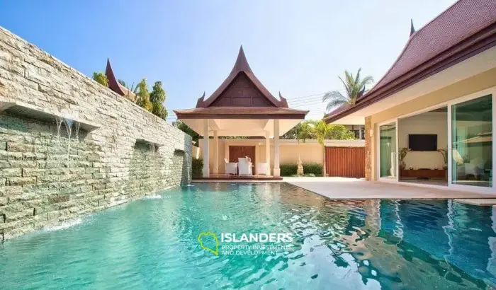 4 Bedrooms Pool Villa in Choeng Mon For Rent