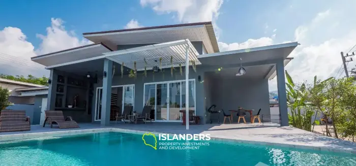 พูลวิลล่า 3 ห้องนอนในแม่น้ำให้เช่า