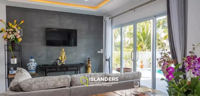 พูลวิลล่า 3 ห้องนอนในแม่น้ำให้เช่า