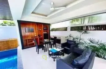 Villa de 1 dormitorio con piscina privada en alquiler en Plai Laem