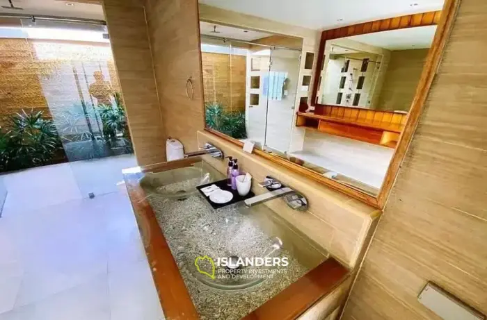 Villa de 1 dormitorio con piscina privada en alquiler en Plai Laem