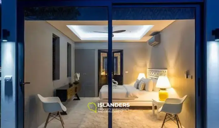 فيلا مكونة من غرفتي نوم مطلة على البحر ومسبح في تشوينج مون