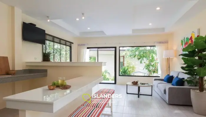 Villa avec terrasse sur le toit à louer près de la plage de Bangrak