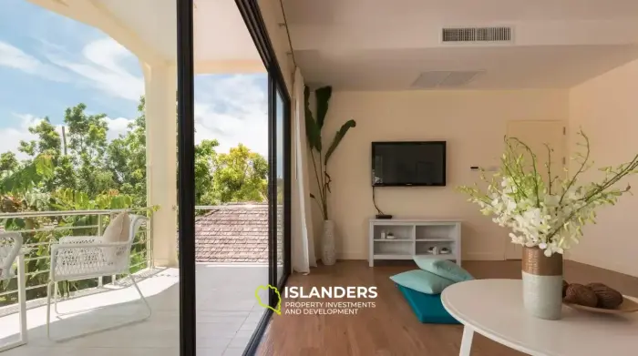 Villa avec terrasse sur le toit à louer près de la plage de Bangrak