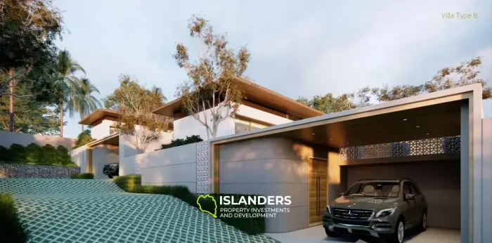 समुई ग्रैंड पार्क हिल में पूल व्यू के साथ 2 बीआर विला बिक्री के लिए उपलब्ध है
