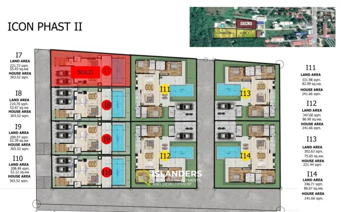 Villa de 3 dormitorios en venta en Icon Samui