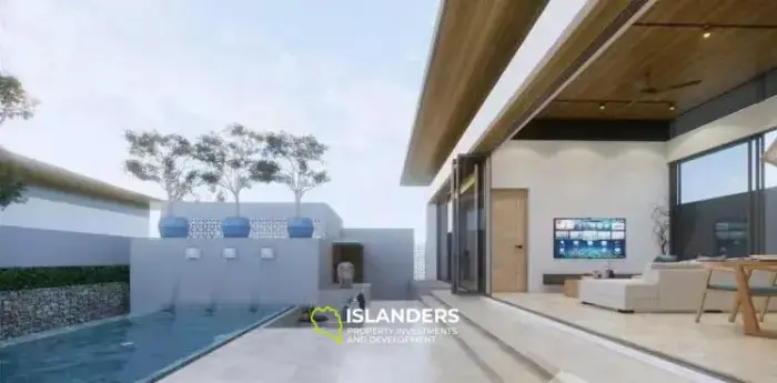 समुई ग्रैंड पार्क हिल में पूल व्यू के साथ 2 बेडरूम विला बिक्री के लिए उपलब्ध है
