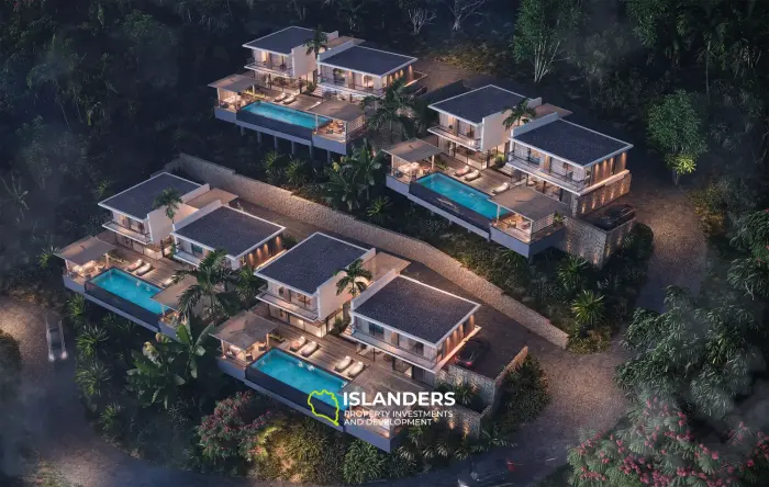 Luxury seaview villas on Haad Yao hills