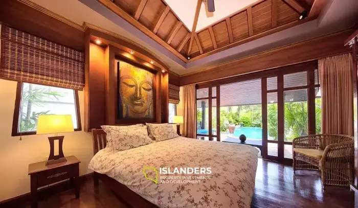 Encantadora villa estilo Lanna de 3 dormitorios en Bo Phut