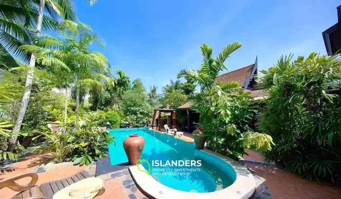 Encantadora villa estilo Lanna de 3 dormitorios en Bo Phut