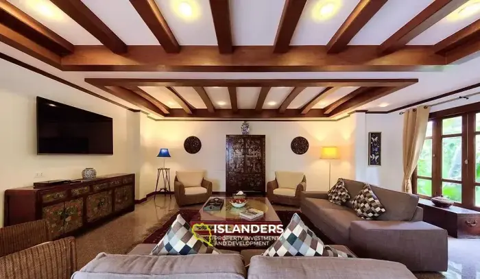 Encantadora villa estilo Lanna de 3 dormitorios en Bo Phut