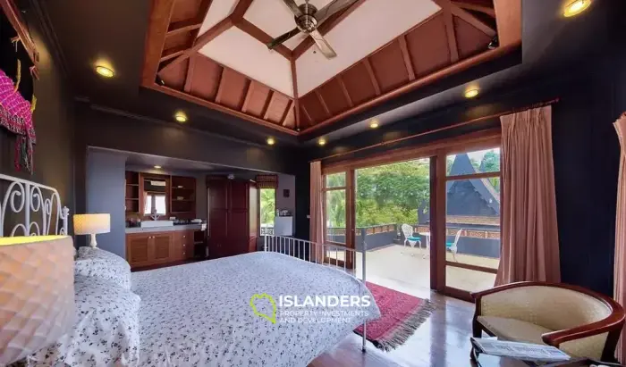 Encantadora villa estilo Lanna de 3 dormitorios en Bo Phut