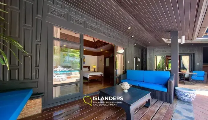 Encantadora villa estilo Lanna de 3 dormitorios en Bo Phut
