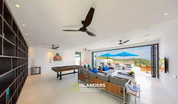 Luxuriöse Villa mit 6 Schlafzimmern in Bophut Hills zu vermieten