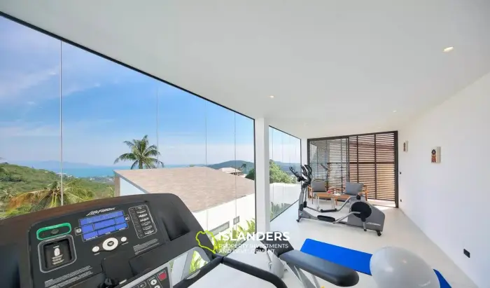 Luxuriöse Villa mit 6 Schlafzimmern in Bophut Hills zu vermieten