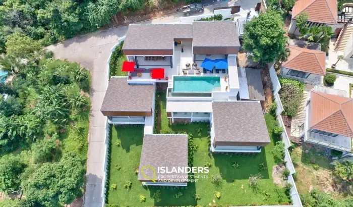 Luxuriöse Villa mit 6 Schlafzimmern in Bophut Hills zu vermieten