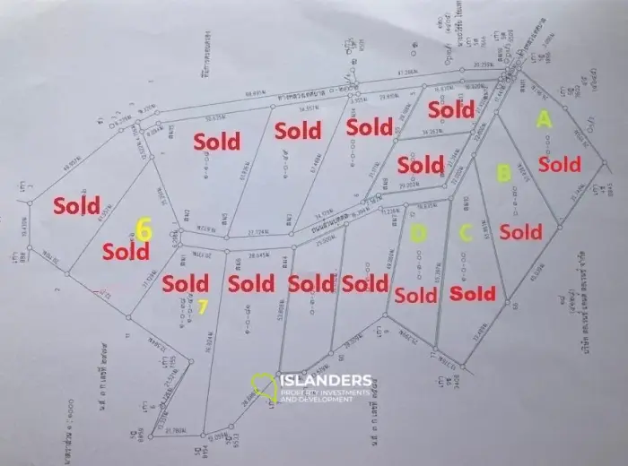 हाद सलाद – बिक्री के लिए समुद्र के नज़ारे वाले प्लॉट – 4.8 मिलियन THB/RAI